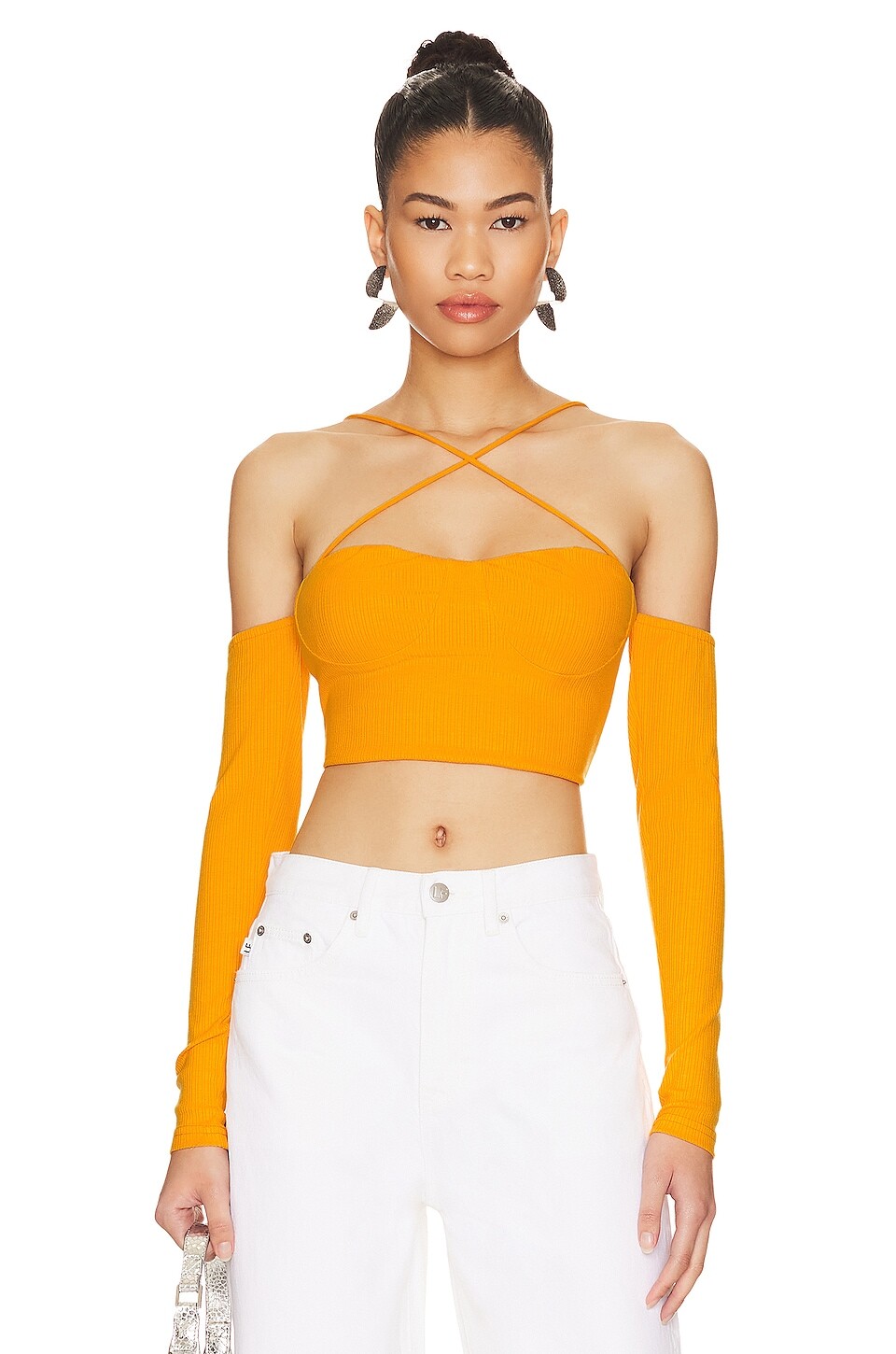 

Топ superdown Jayla Strappy Crop, цвет Marigold