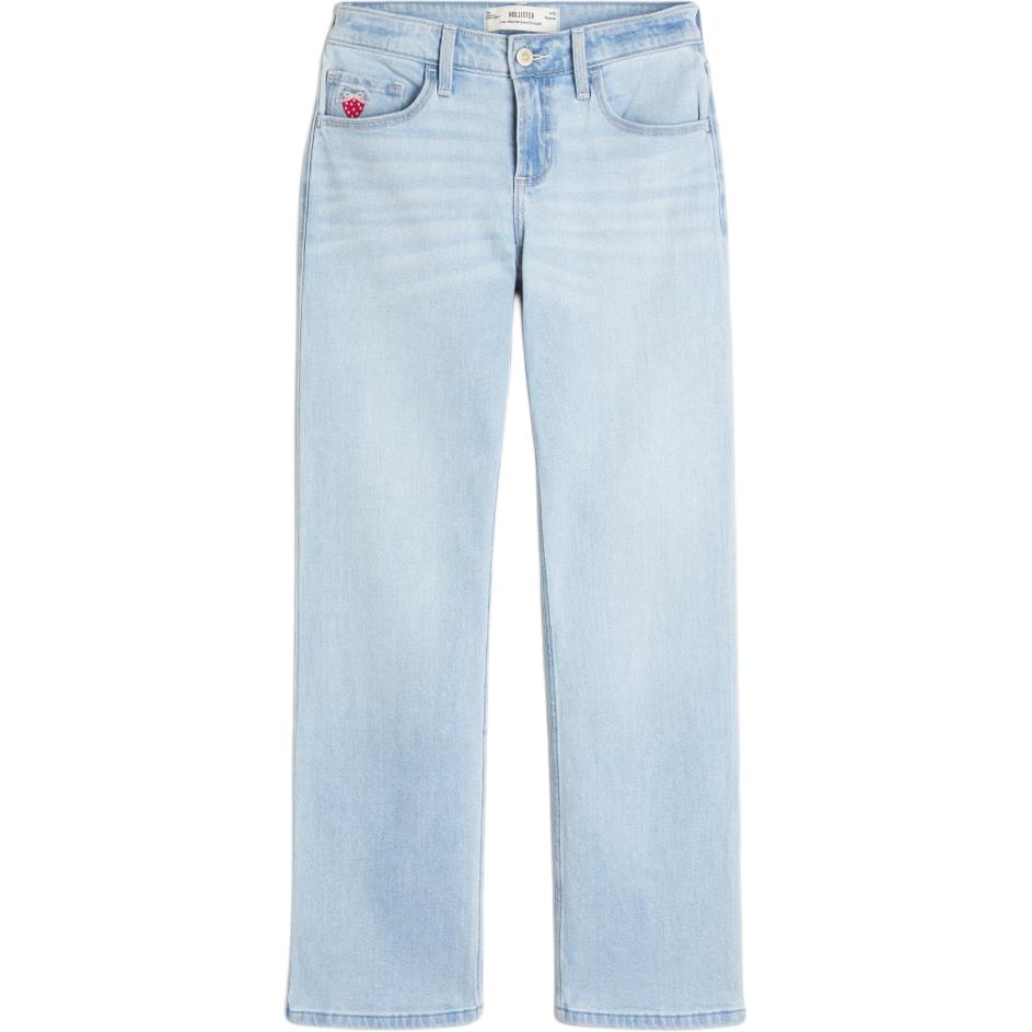 

Hollister Джинсы женские среднего синего цвета