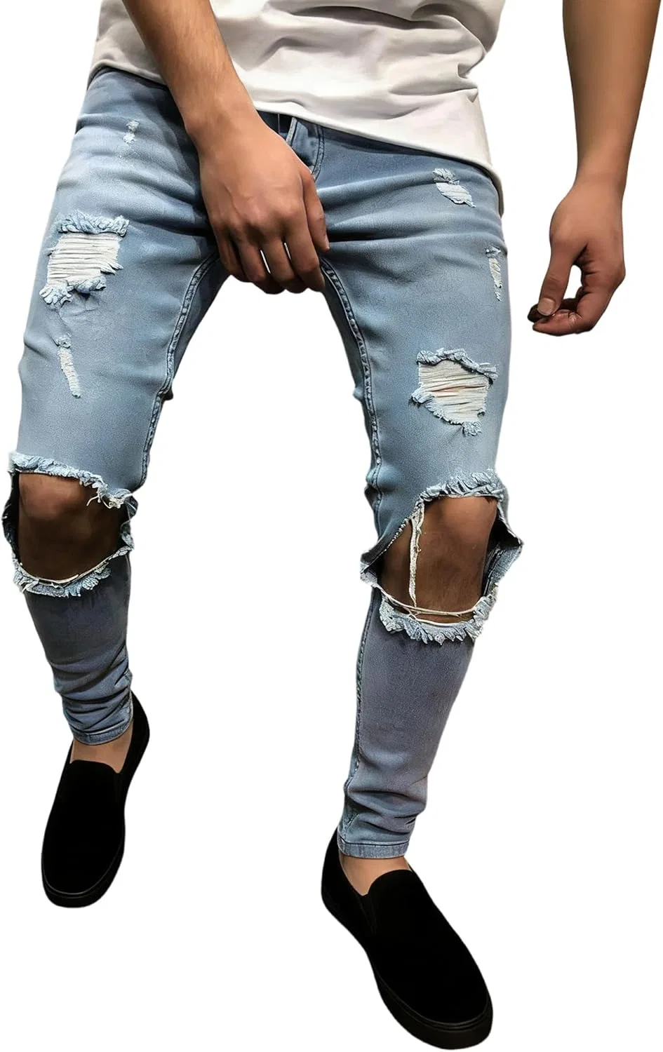 Джинсы карго Slim Fit Light Blue