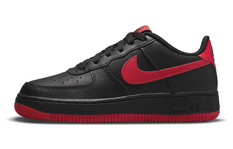 

Nike Air Force 1 Low '07 Black University Red GS