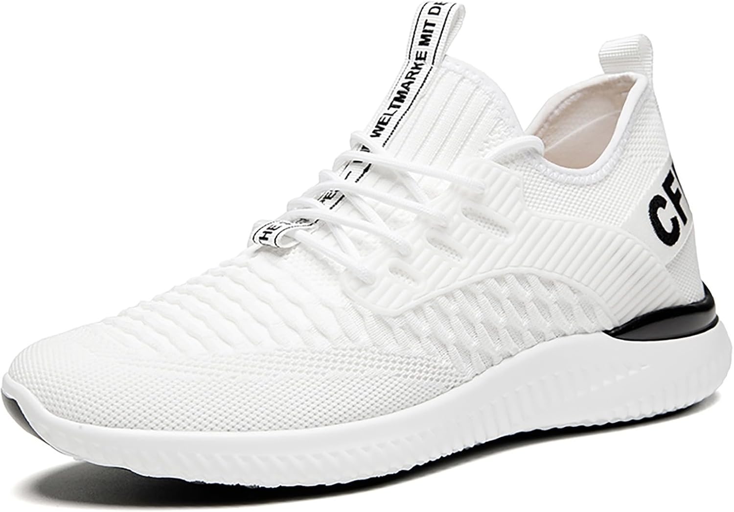 

Мужские слипоны кроссовки Нескользящие прогулочные кроссовки Легкие спортивные кроссовки Повседневные беговые обувь с увеличением роста 6/8/10 см Generic, 021-8cm