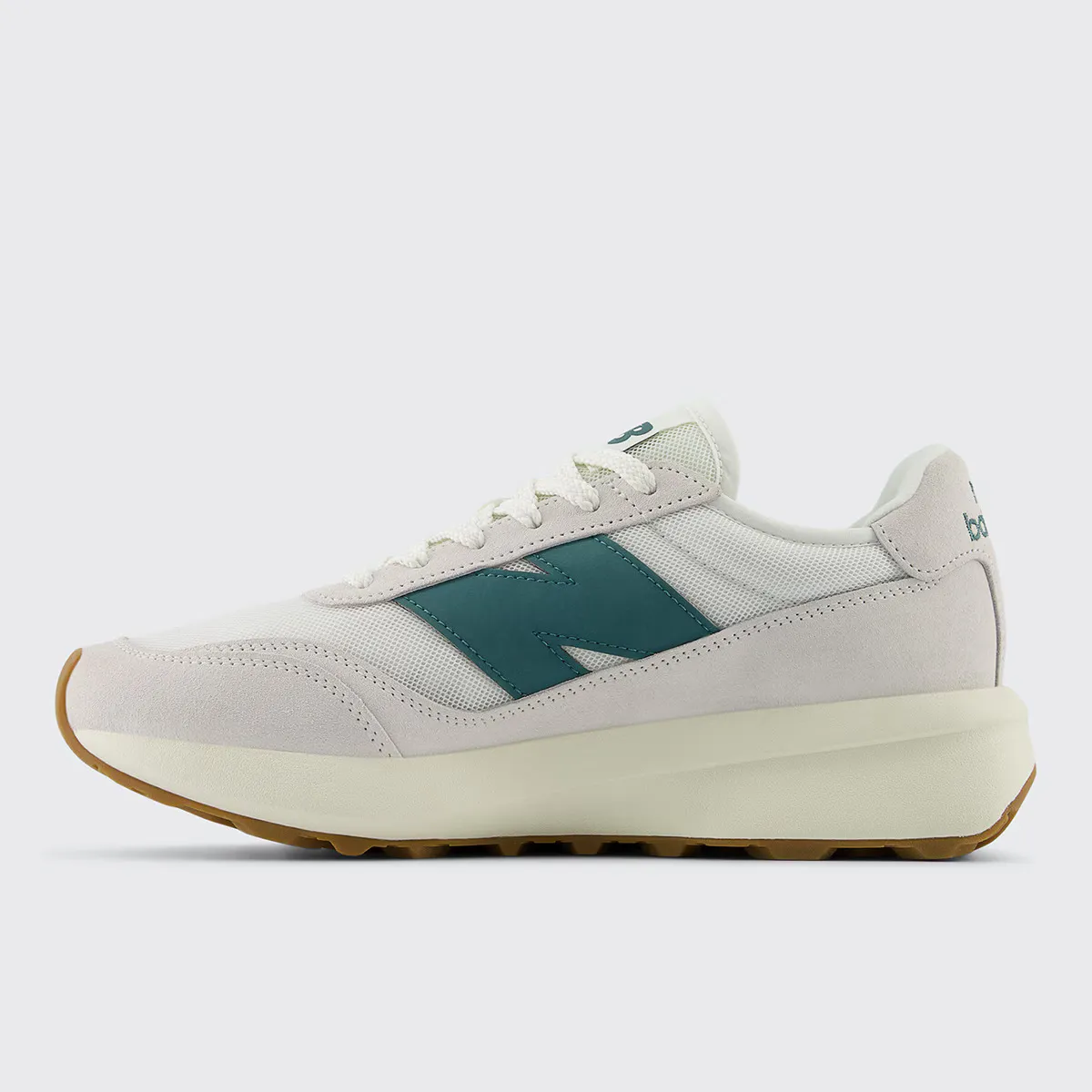 Унисекс повседневные кроссовки U370CC New Balance, белый/зеленый — фото 4