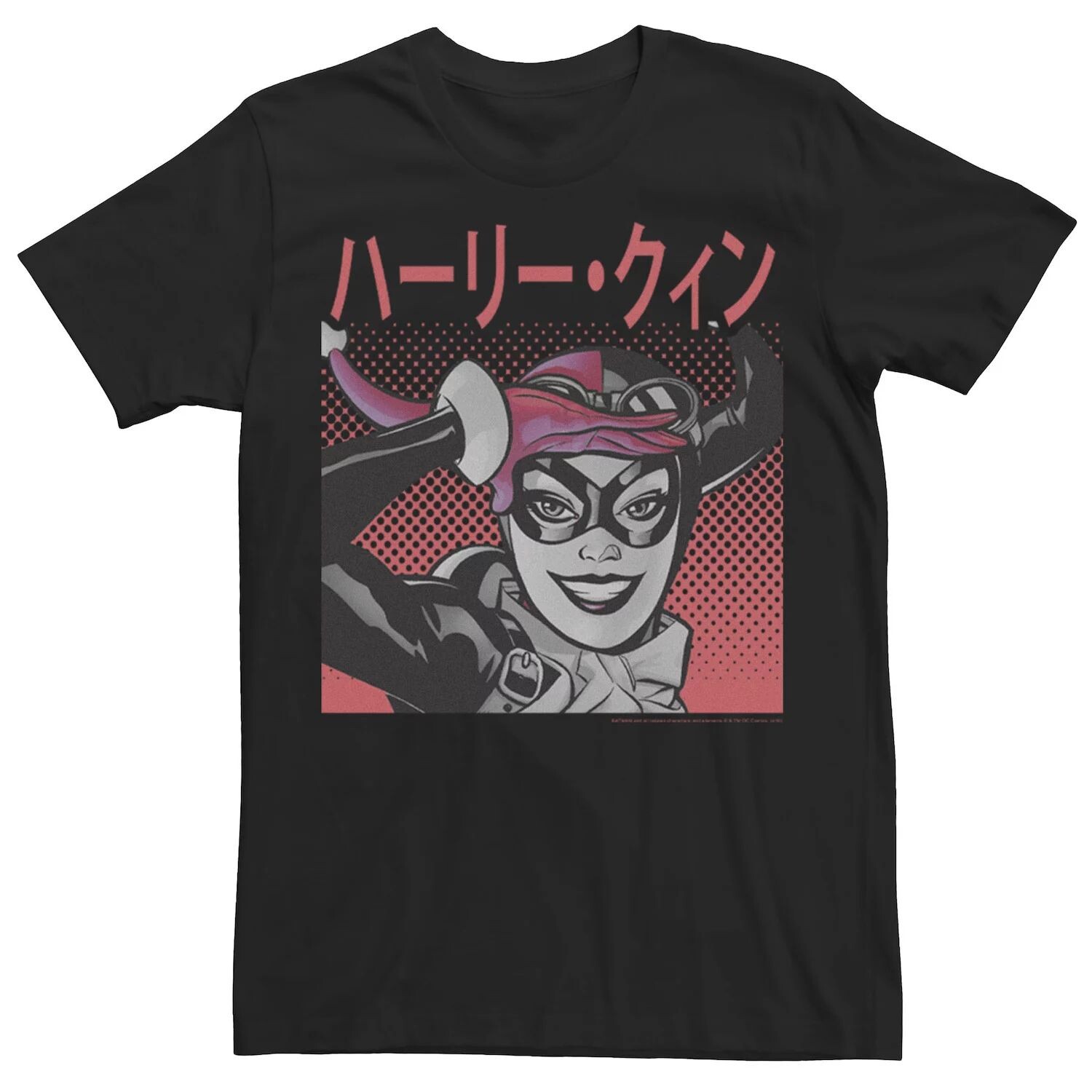 

Мужская футболка с рисунком Batman Haltone Kanji Harley Licensed Character
