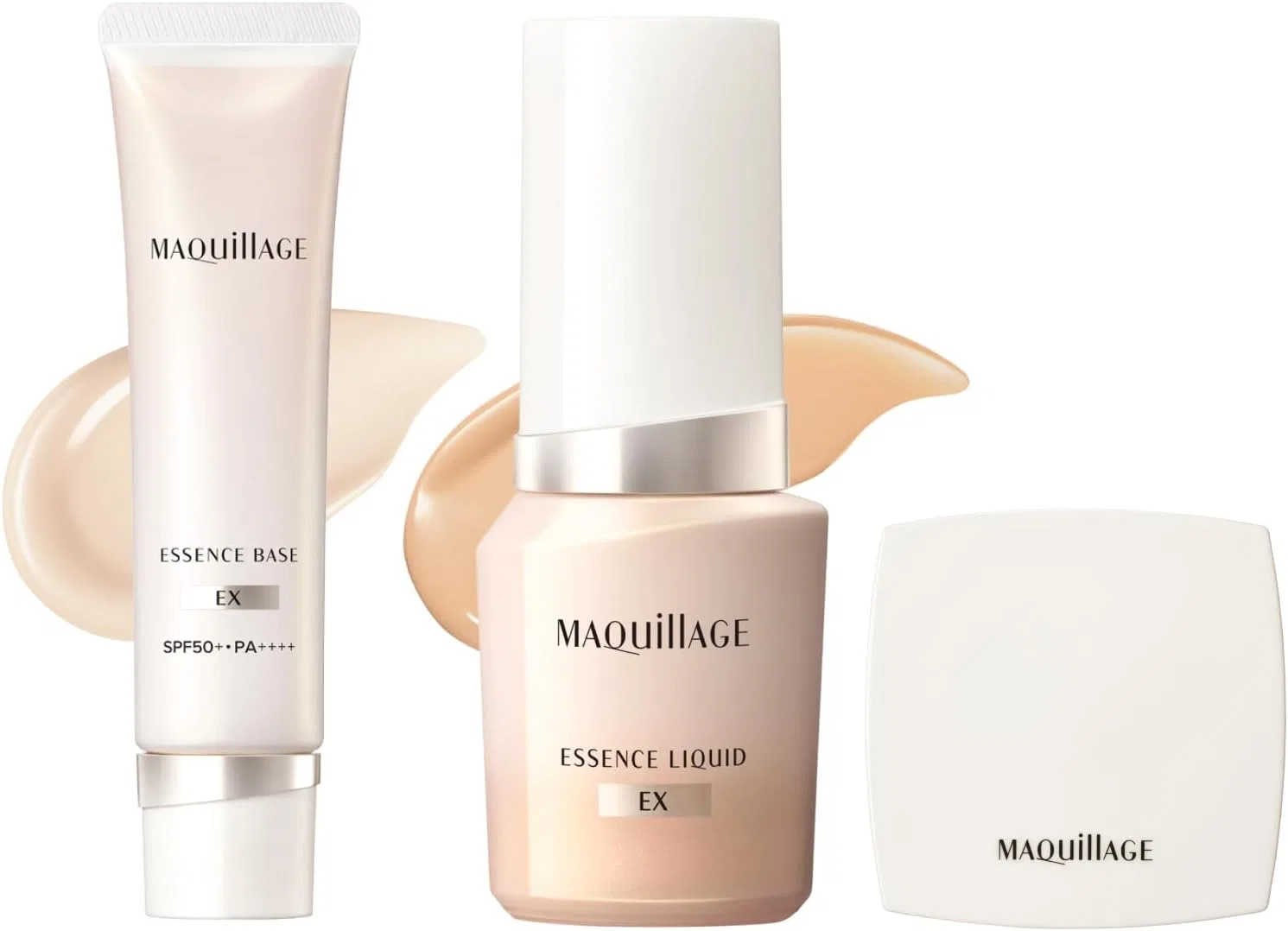 Набор для макияжа Maquillage Makiage Base Makeup Limited Kit: база Pure Ivory 30 г и тональный крем Ochre 20 24 мл с зеркальцем