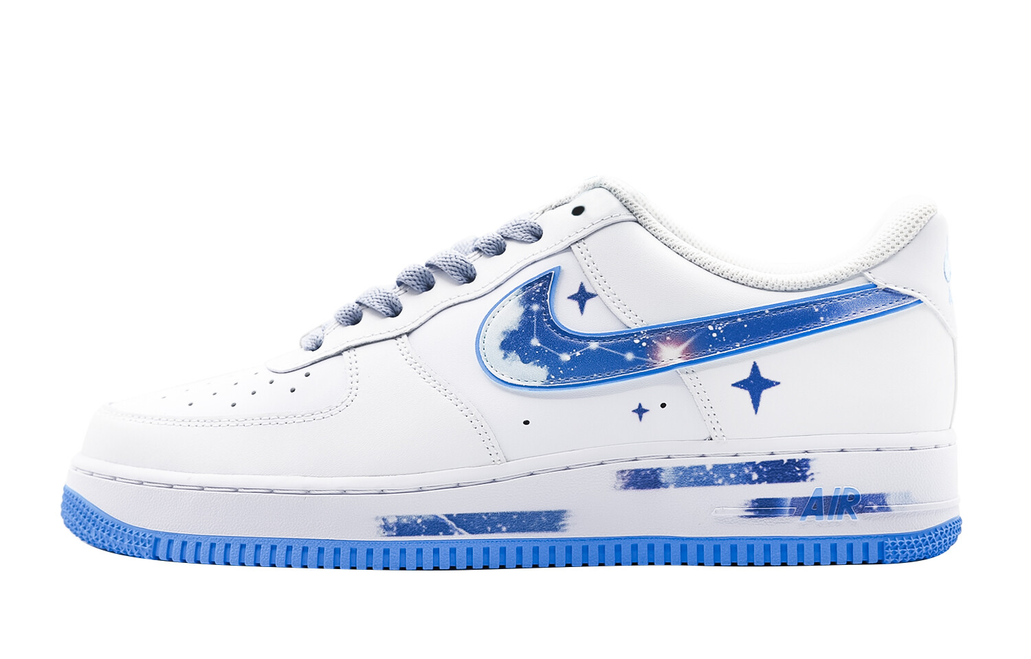 

Мужские кроссовки для скейтбординга Nike Air Force 1, White/Blue