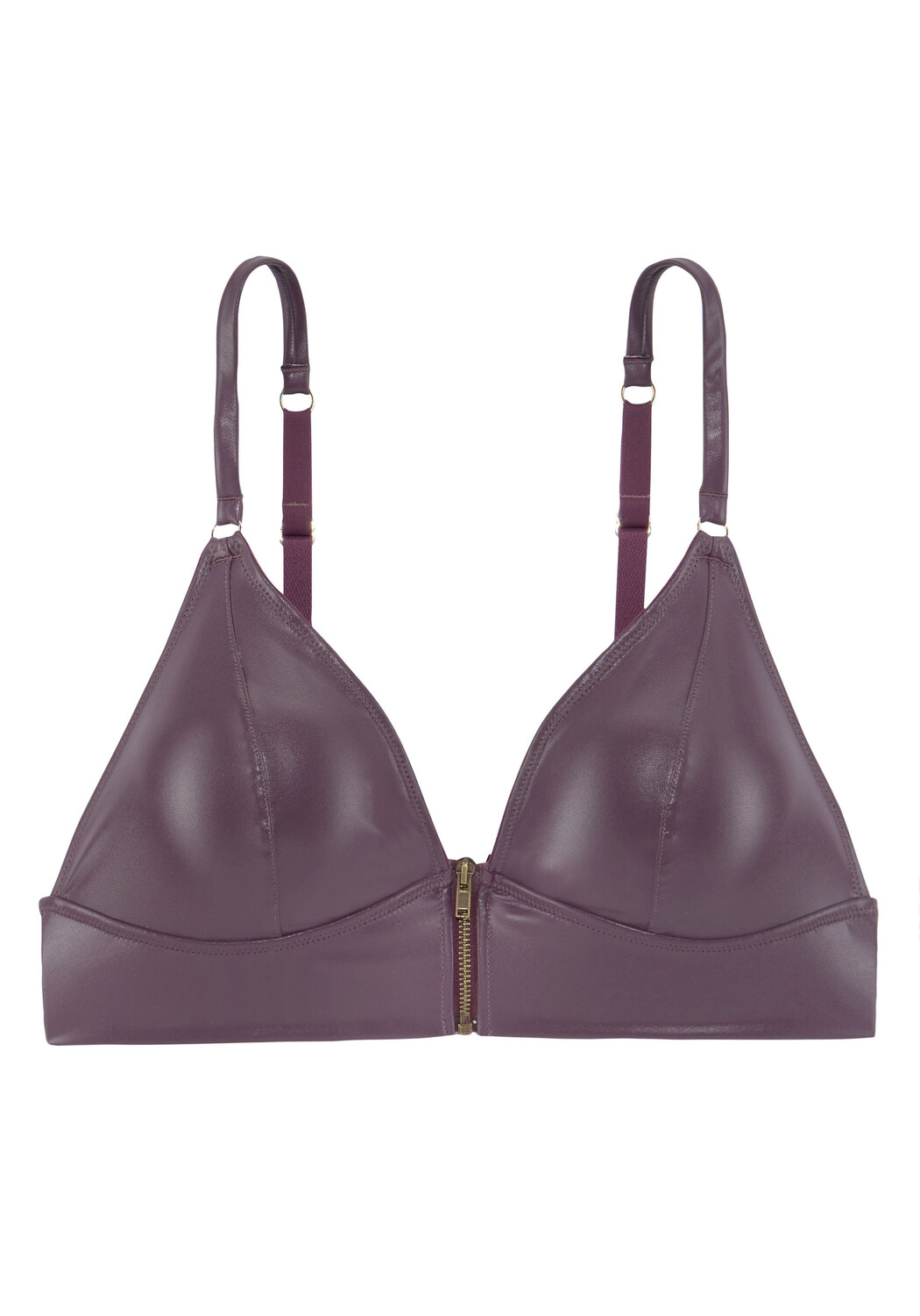 

Бюстгальтер без косточек PETITE FLEUR GOLD Bralette BH, цвет aubergine