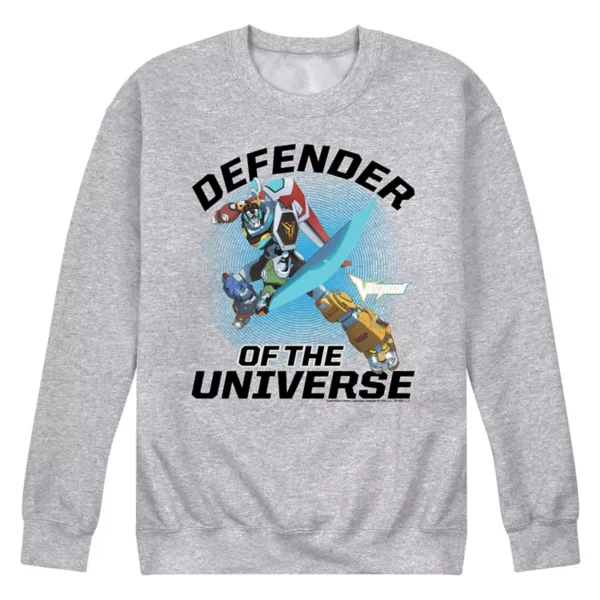 

Мужская флисовая толстовка Voltron Defenders of the Universe Licensed Character, серый