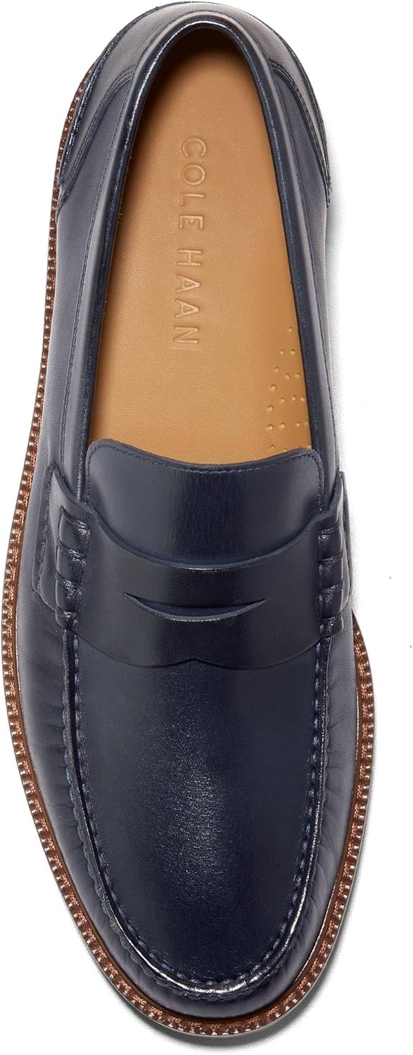 Мужские лоферы Cole Haan Pinch Prep Penny, синий/шоколад/темно-синий — фото 4