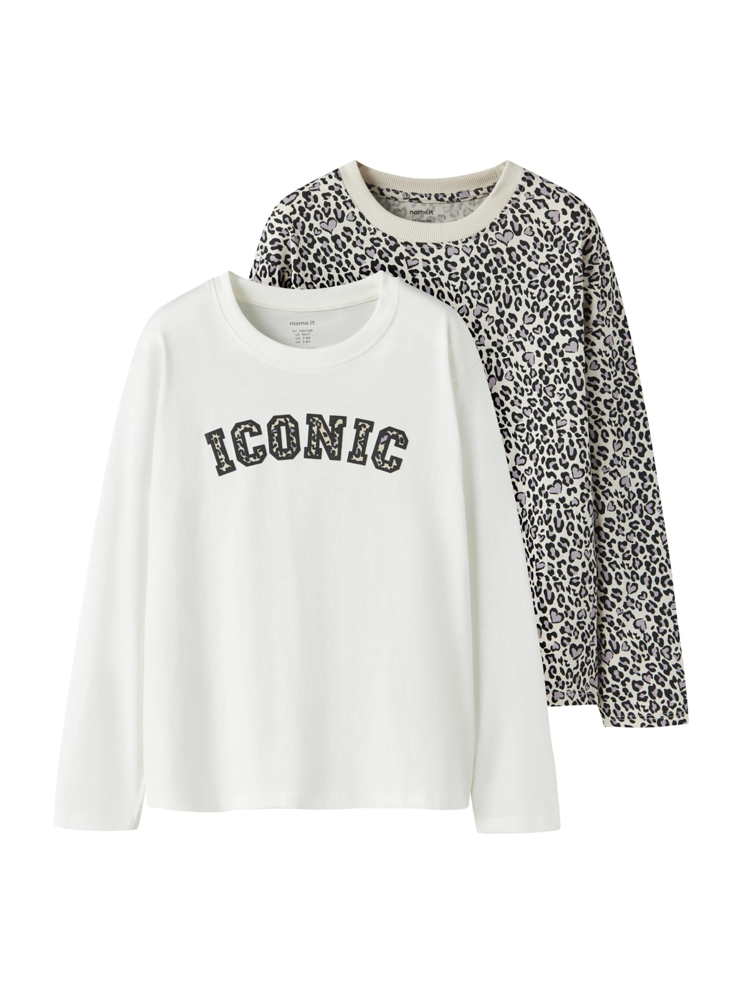 

NAME IT Лонгслив 'NKFVELDA' в белом цвете, Wool White