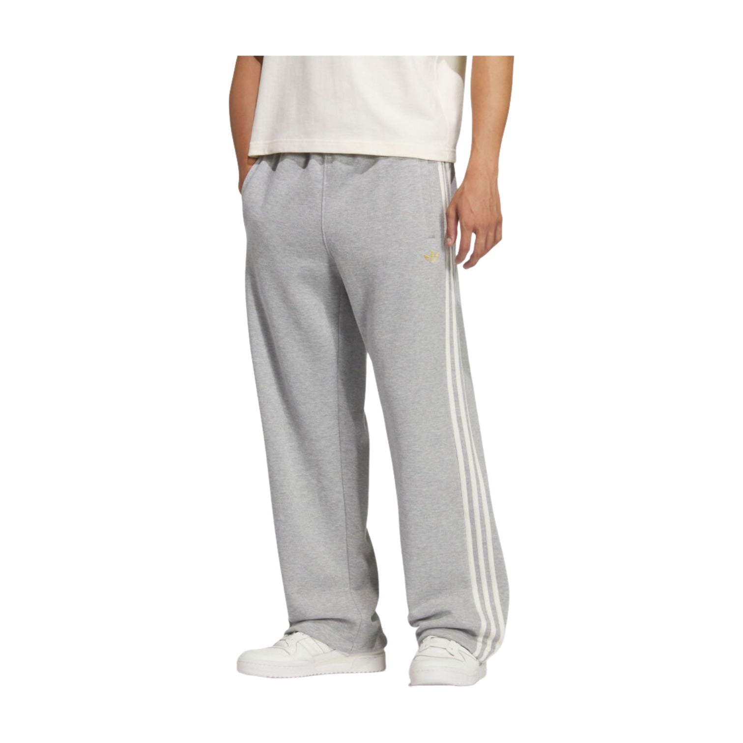 Брюки Adidas LNY 'Medium Grey Heather' — фото 2