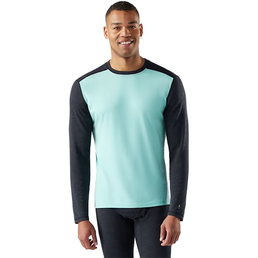 

Термофутболка Smartwool Merino 250 Baselayer Crew Smartwool, Pacific Blue/Charcoal