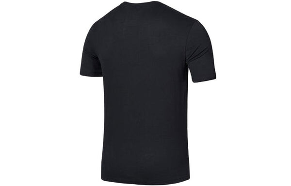 Футболка dri-fit running quick dry breathable athleisure casual sports short sleeve black Nike, черный — фото 2