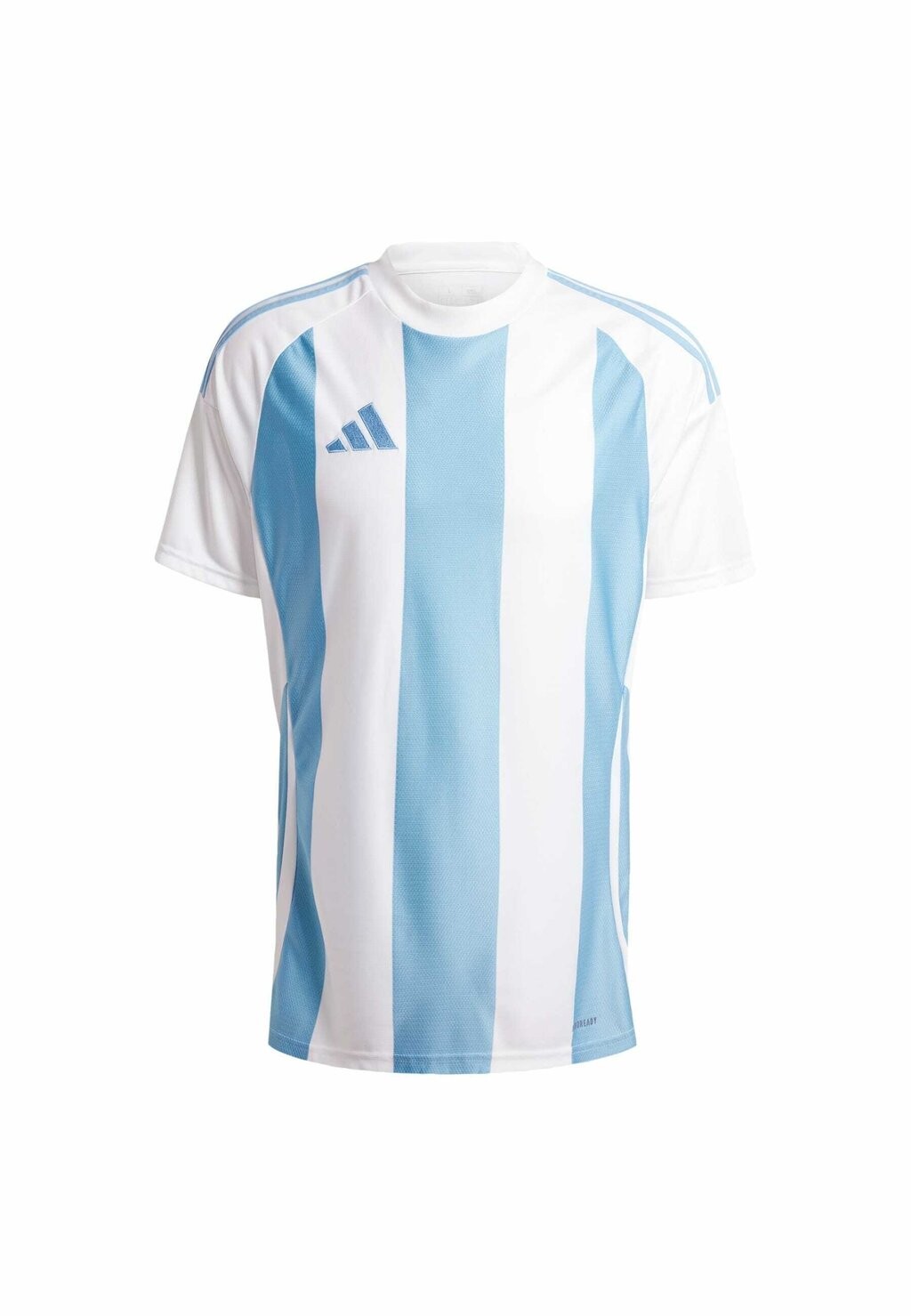 

Футболка STRIPED 24 adidas Performance, светло-голубой