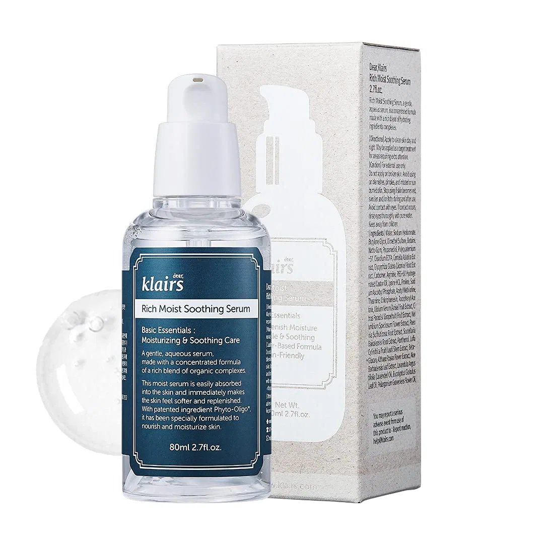 Сыворотка Dearklairs — Увлажняющая для чувствительной кожи «Rich Moist Soothing Serum» от Klairs