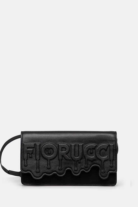 

Кожаная сумка Melted Bag Fiorucci, черный