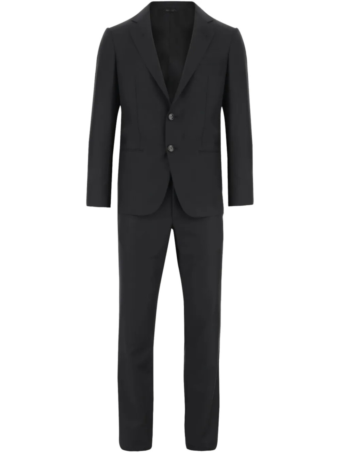 

Однобортный костюм Giorgio Armani, черный