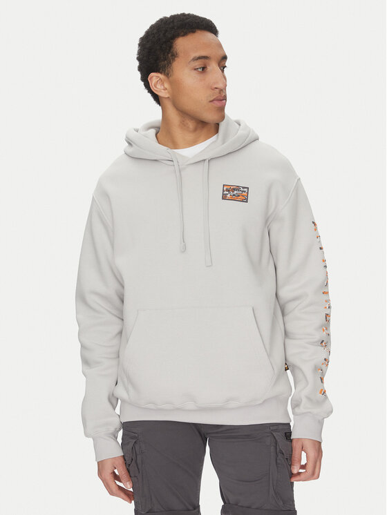 

Толстовка обычного кроя Camo 156340 Alpha Industries, серый