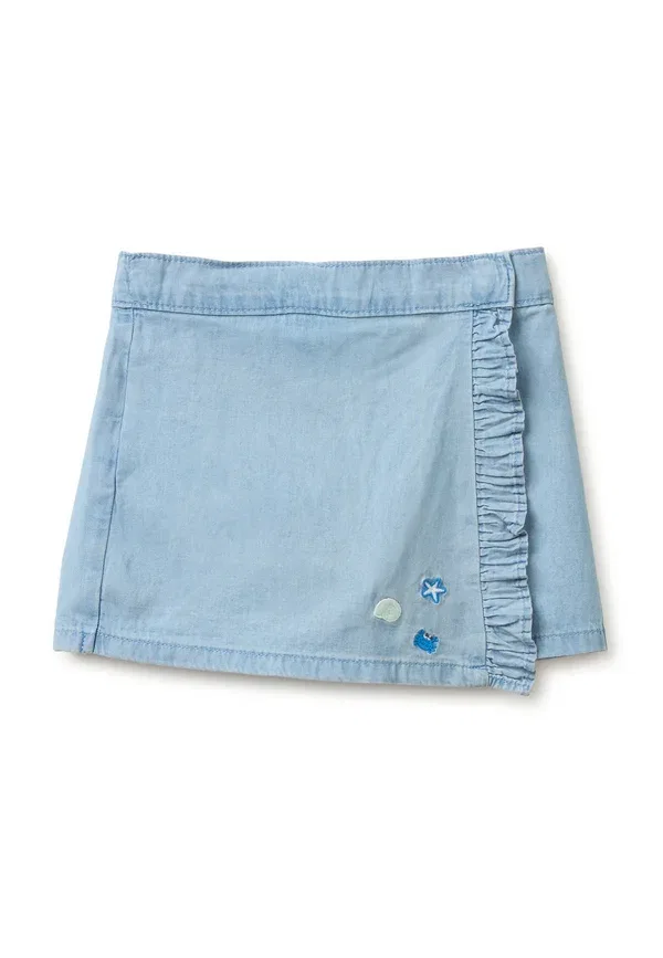 Юбка-брюки Chambray, United Colors Of Benetton, синий