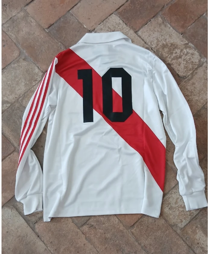 Футбольная майка сборной Перу 1978 года Adidas, белый — фото 2