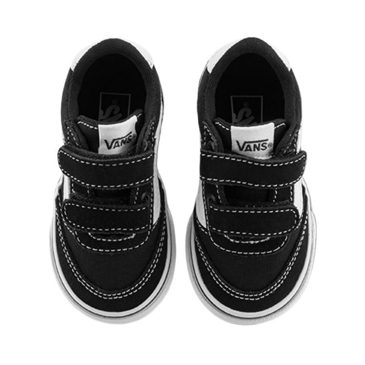 Износостойкие низкие кроссовки для малышей Infant And Toddler Vans, черный — фото 4
