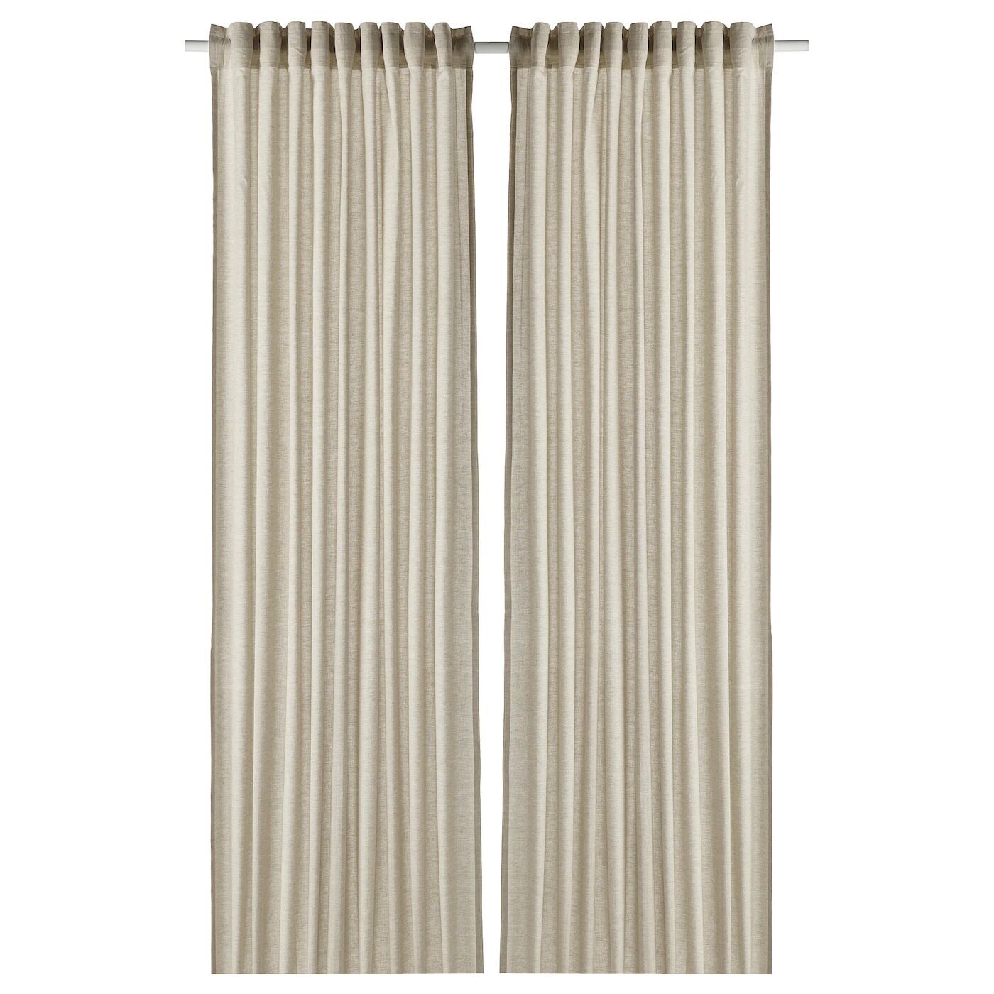 

2 шторные панели, светло-оливковый, 145х300 см, HANNALILL IKEA