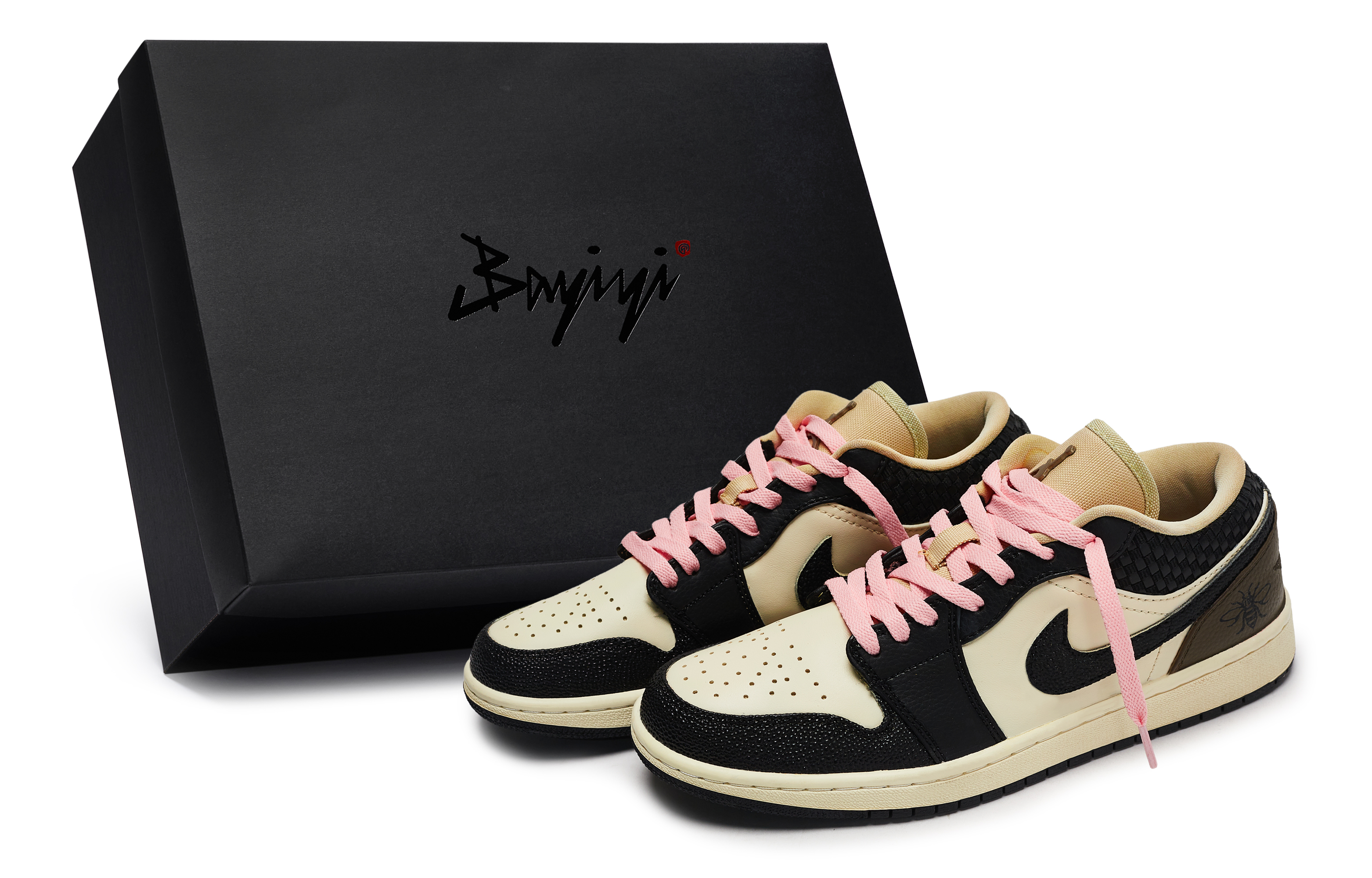 

Jordan Баскетбольные кроссовки Air 1 Low Top Vintage, мужские, черные, розовые, коричневые