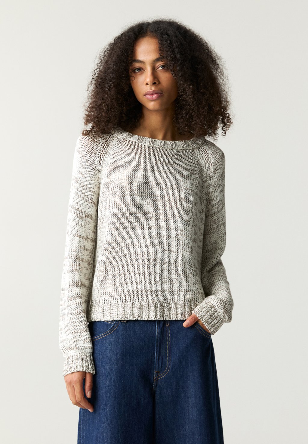 

Джемпер PULL&BEAR, бежевый