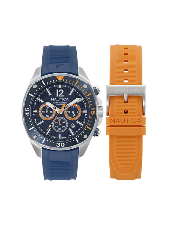 

Часы Sporty SET NAPBSS504 Nautica, серебряный