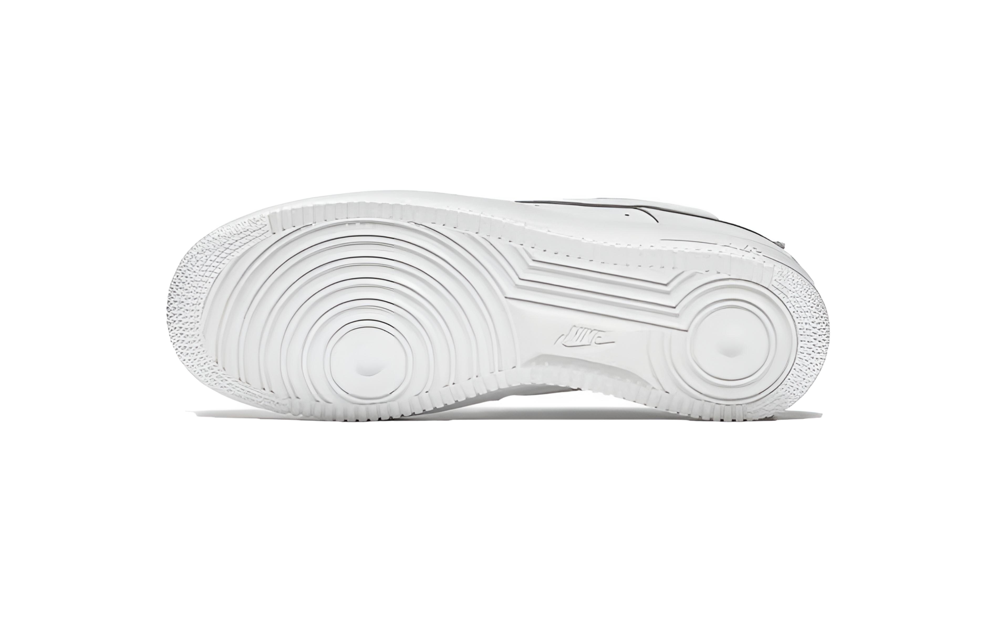 Nike Кроссовки для скейтбординга Air Force 1 Heartbeat For You, кожаные, с противоскользящей подошвой, износостойкие, низкие, мужские, красные и белые — фото 2