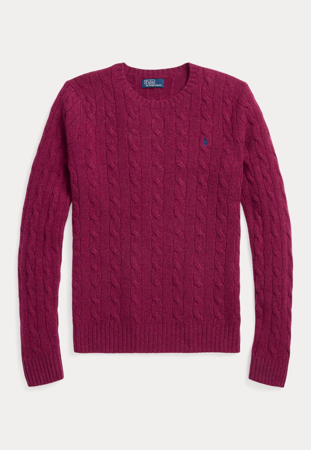 

Джемпер CABLE KNIT WOOL CASHMERE JUMPER Polo Ralph Lauren, сиреневый