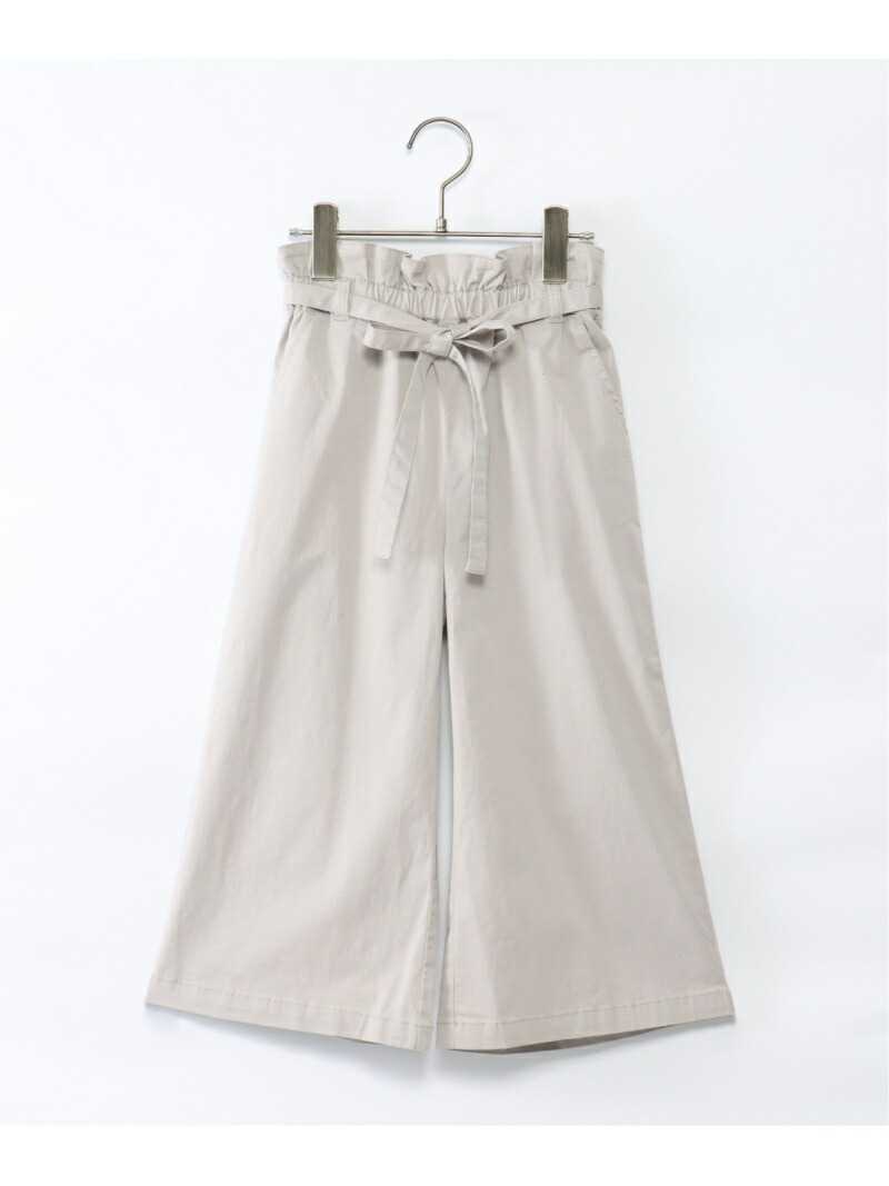 Широкие брюки с присборенной талией (100-160 см) Ikka, Light Gray