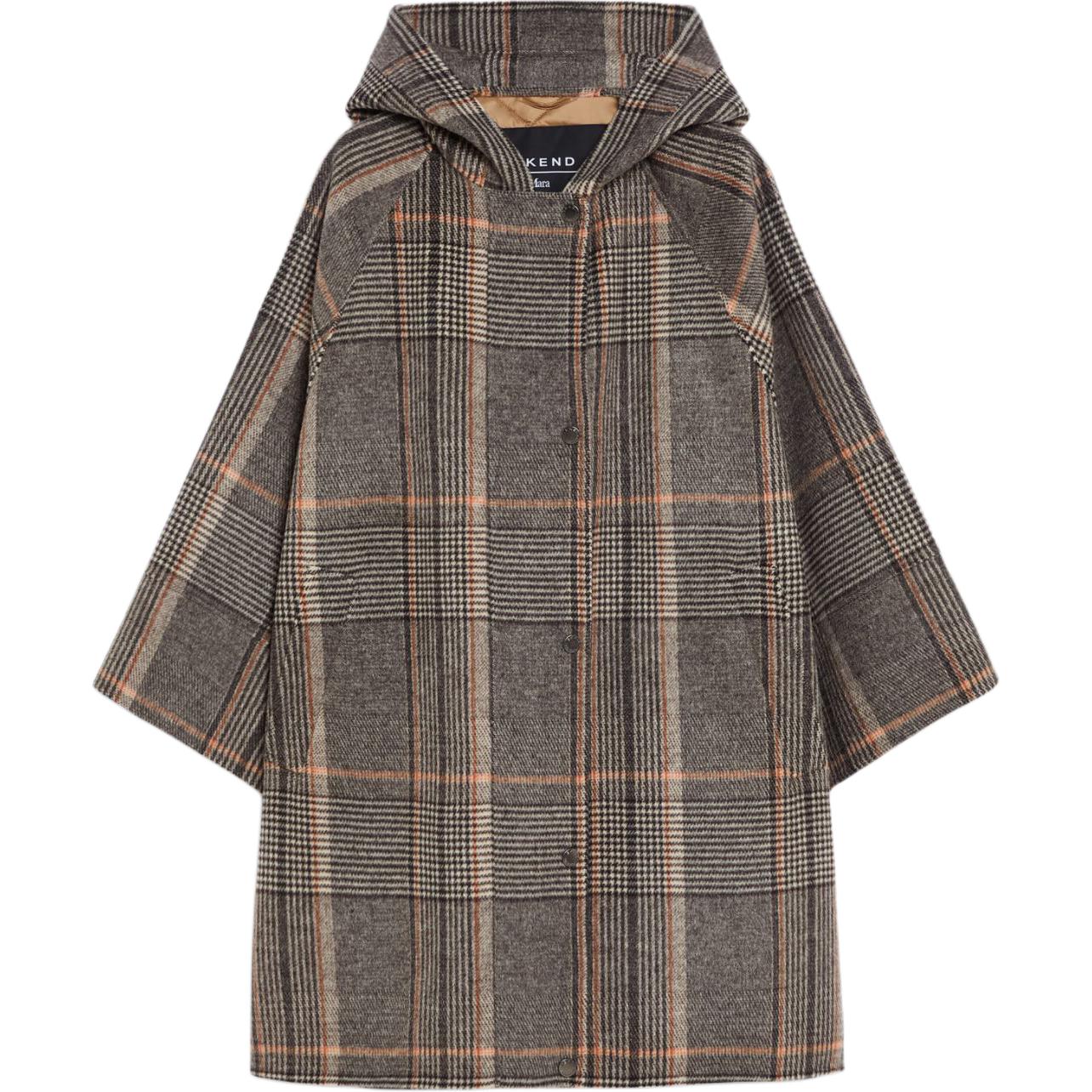 

WEEKEND MaxMara Приталенное пальто с пуговицами, Black