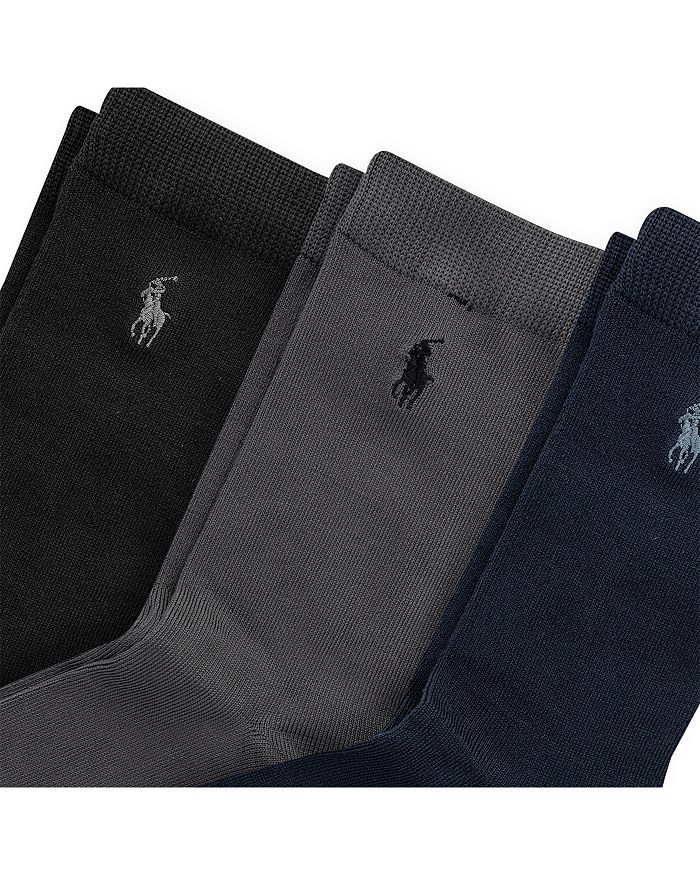 Носки Polo Boys' Classic Super Soft, упаковка из 3 шт. - Little Kid Ralph Lauren, синий — фото 2