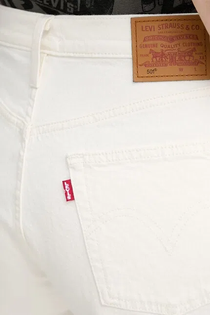 Шорты джинсовые 501 ORIGINAL Levi's, бежевый — фото 4