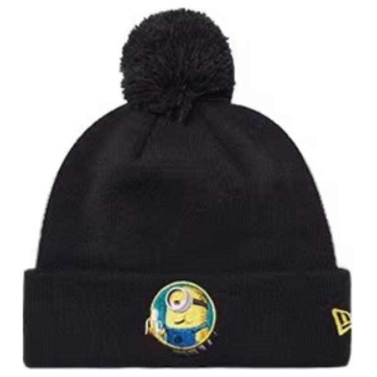 

New Era Детская акриловая шапка черная, Black