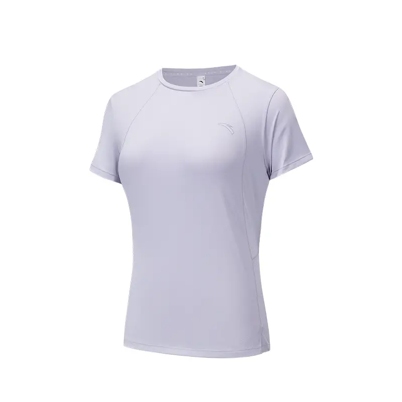 

ANTA Футболка Running Collection женская светло-фиолетовый серый