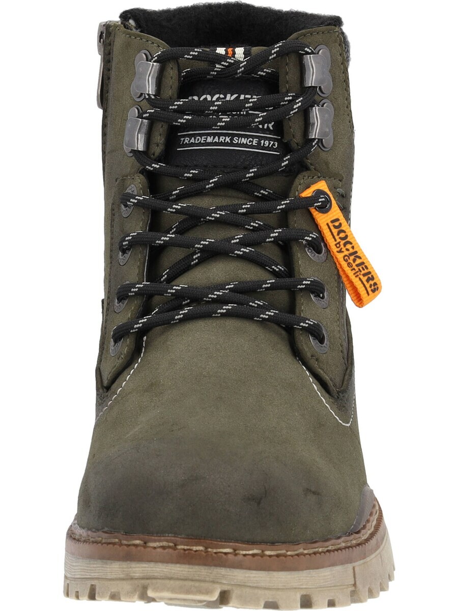 Ботинки на шнуровке Dockers by Gerli Lace-Up Boots 47LY001, оливковый — фото 4