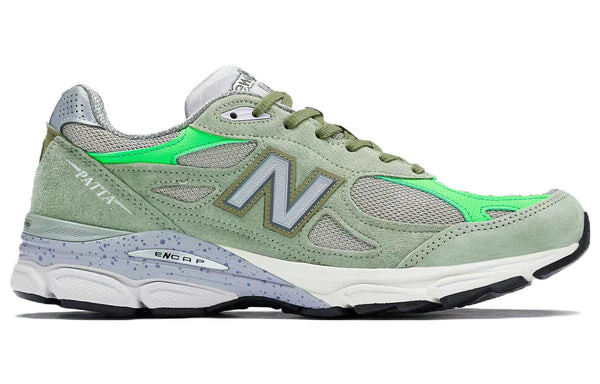 Кроссовки patta x 990v3 сделано в сша New Balance, зеленый — фото 2