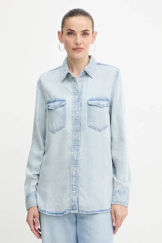 

Рубашка WESTERN Guess, синий