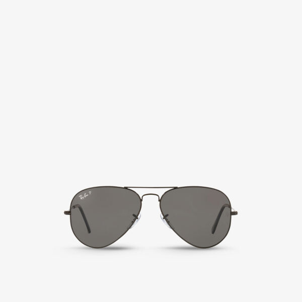 

Солнцезащитные очки-авиаторы RB3025 в металлической оправе Ray-Ban, черный
