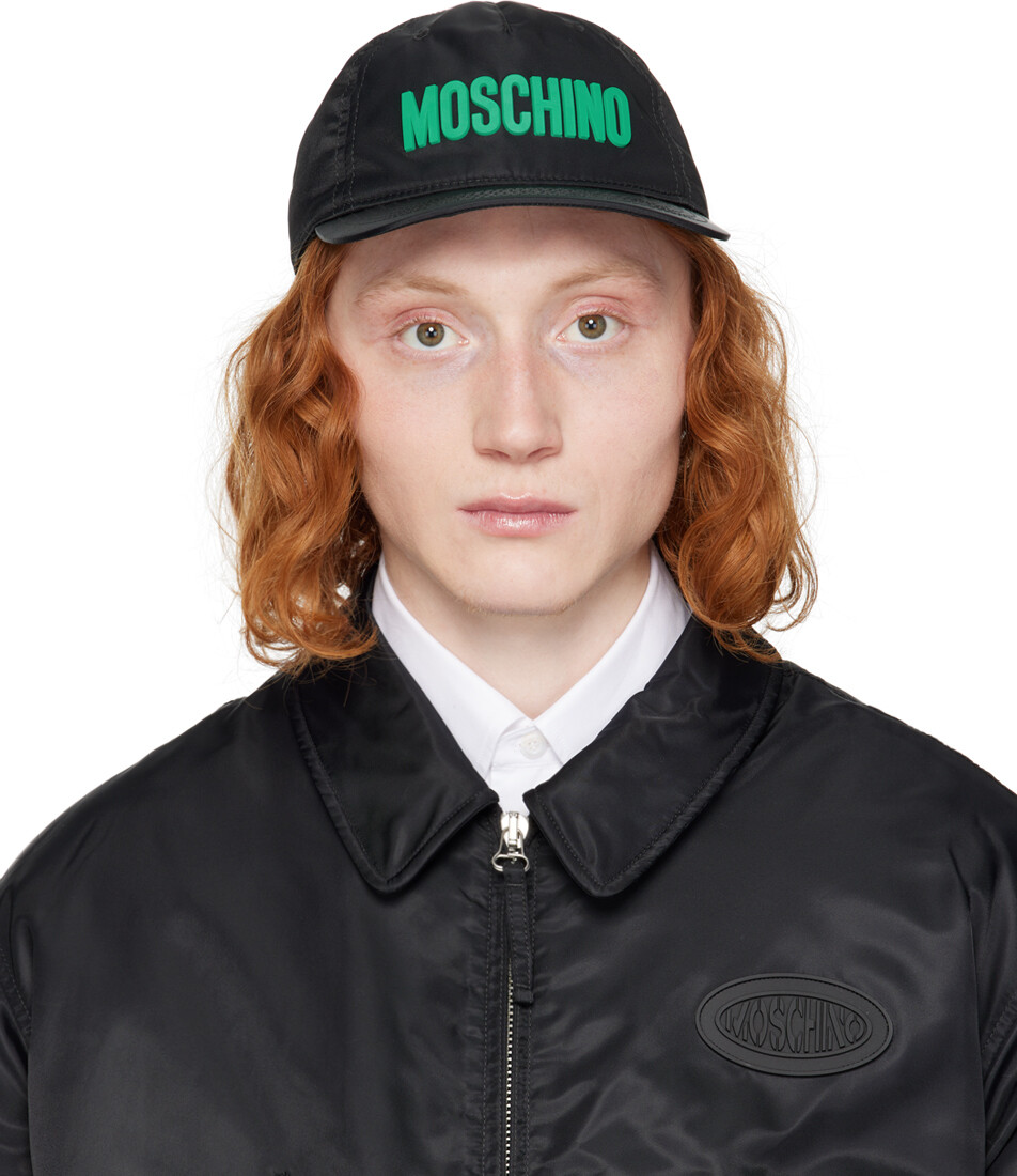 

Черная кепка с логотипом Moschino, Fantasy print
