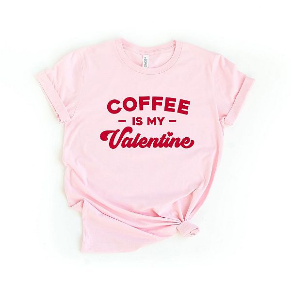 

Футболка с принтом Coffee is my valentine Simply Sage Market, Pink, Зеленый, Футболка с принтом Coffee is my valentine Simply Sage Market, Pink