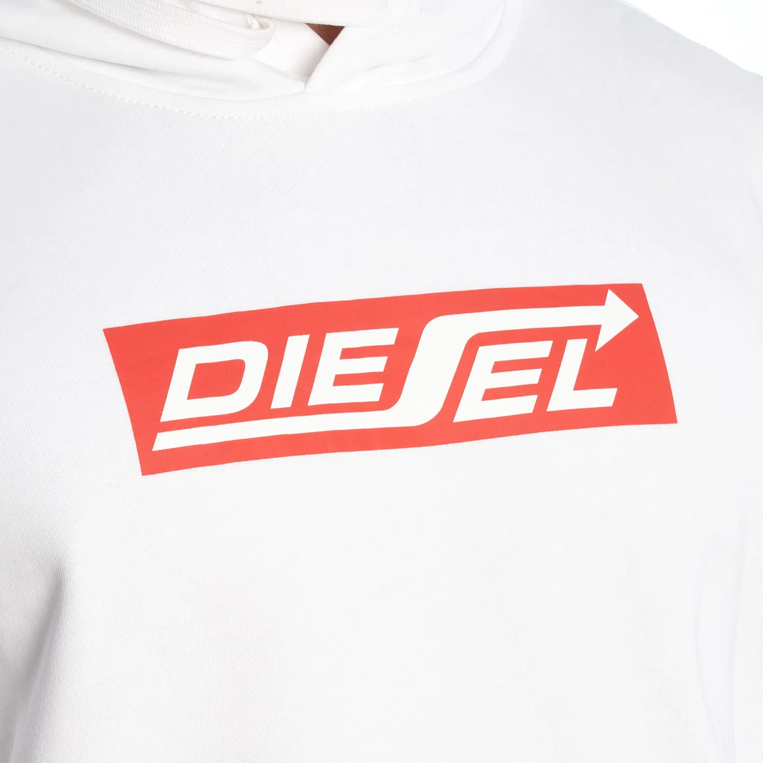 Худи белого цвета Diesel — фото 2