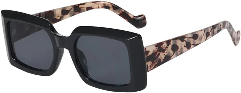 

Винтажные черные солнцезащитные очки LVTFCO для мужчин и женщин с принтом, маленькие солнцезащитные очки, элегантные модные очки для женщин, C1 Black Black