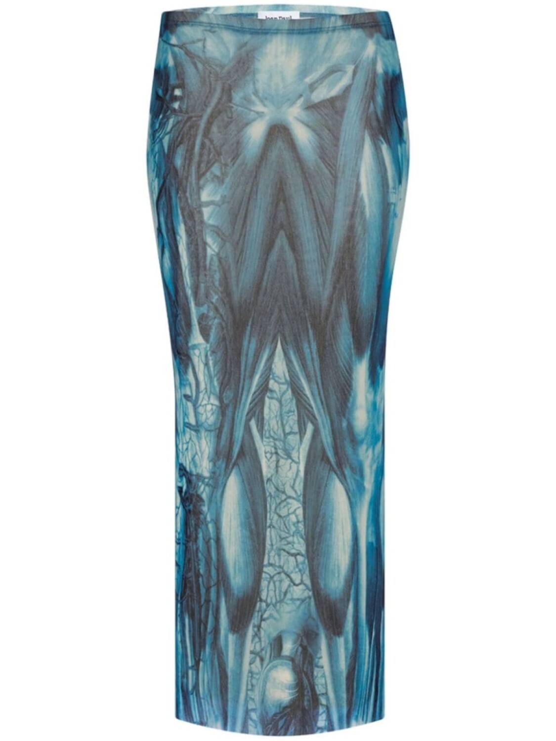

Jean Paul Gaultier юбка Экорше, синий