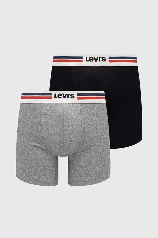 

2 упаковки боксеров Levi's, черный