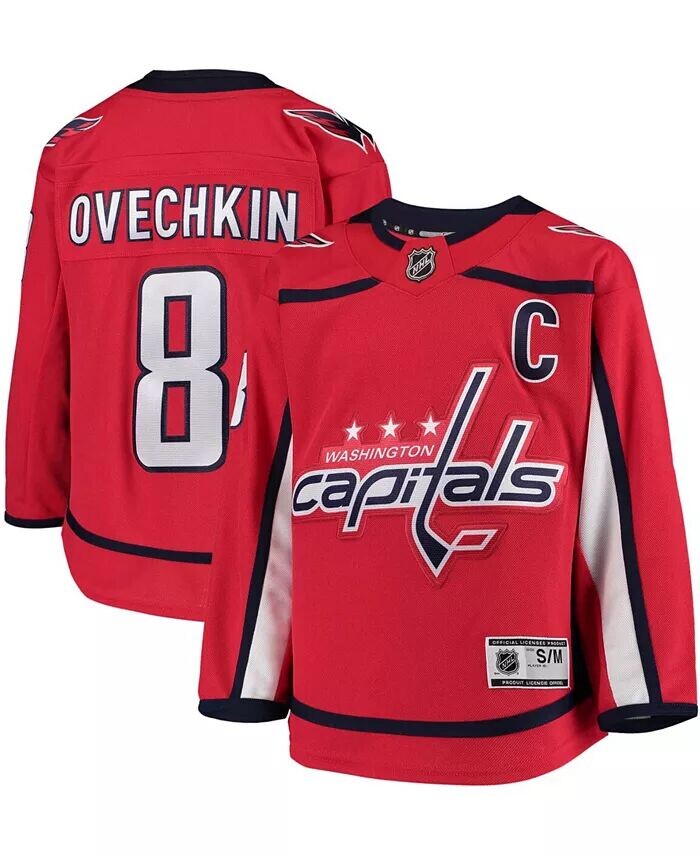 Биг Бойз Александр Овечкин Red Washington Capitals Home Джерси Премьер-игрока Outerstuff — фото 2