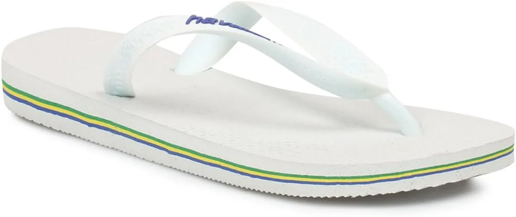 Шлепанцы Havaianas с флагом Бразилии, белый — фото 2
