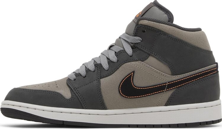 Кроссовки Air Jordan 1 Mid SE 'Night Stadium', серый — фото 3