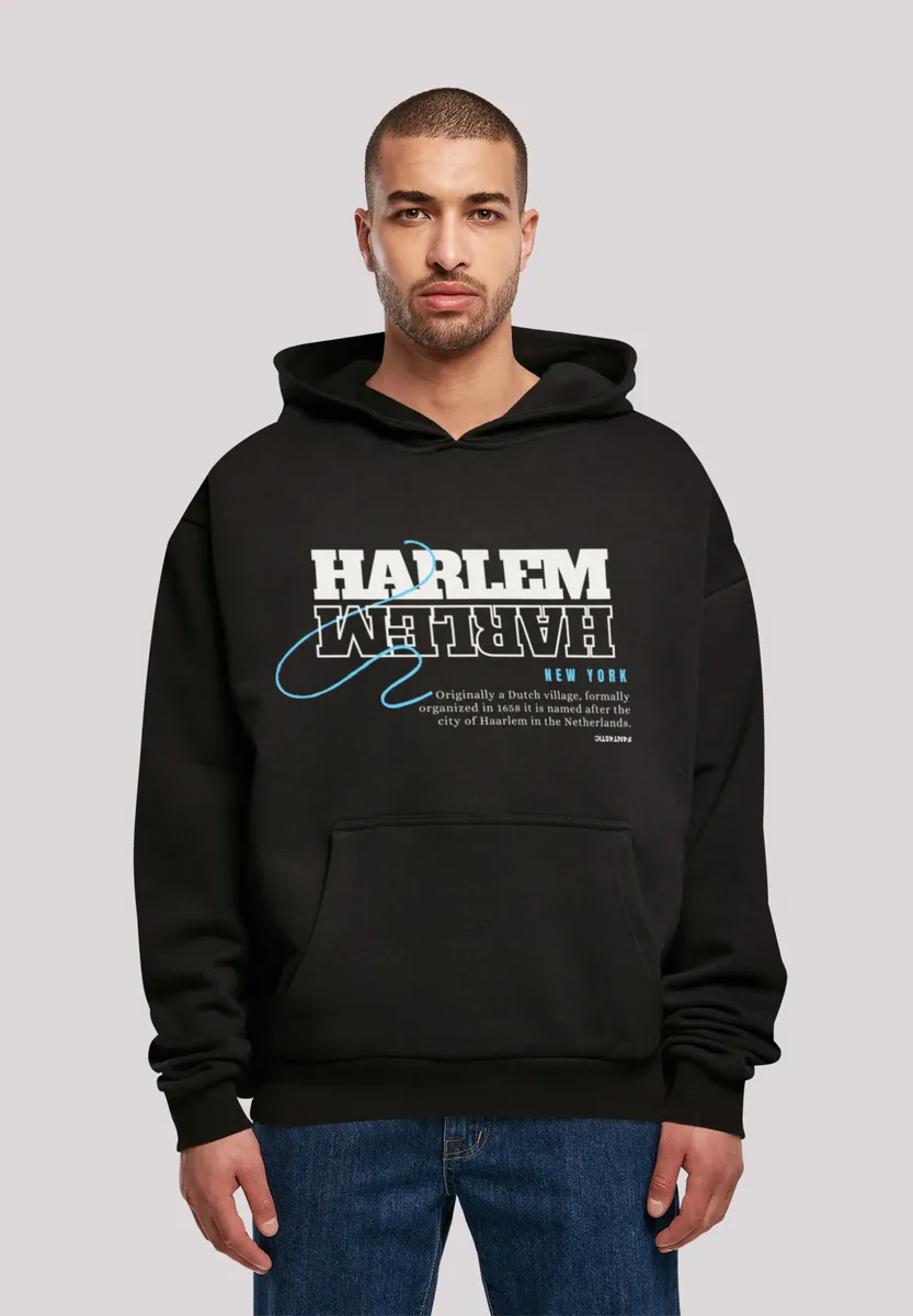 

Толстовка F4NT4STIC "Harlem OVERSIZE HOODIE", принт, черный